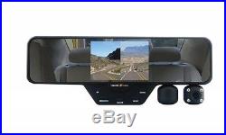 FalconZero F360 HD DVR Dual Dash Cam, Rear View Mirror, 1080p, Camera Video