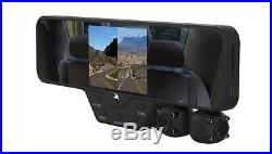 Falcon Zero F360 HD DVR Dual Dash Cam, Rear View Mirror, 1080p, Camera Video