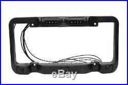 Farenheit LP-2CSB Black License Plate Rear Night View Camera Proximity Sensor