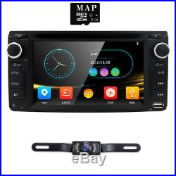 Fit for Toyota In Dash Stereo Car DVD Player GPS Navigator Radio+Rearview Camera