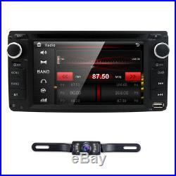 Fit for Toyota In Dash Stereo Car DVD Player GPS Navigator Radio+Rearview Camera