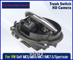 Flip Rear View Camera Reverse Emblem For VW Golf 5 Golf 6 Golf 7 MK5 MK6 MK7
