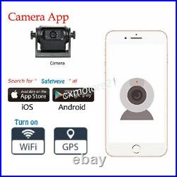 For Android IOS Phone Waterproof WiFi Magnetic Powered Wireless BACKUP CAMERA