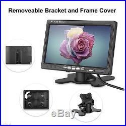 For RV Truck Bus Van 4x Rear View Back up Camera Night Vision System+7 Monitor
