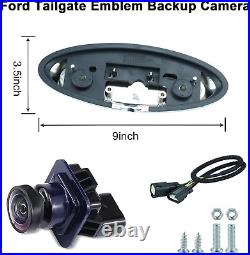 Ford Tailgate Emblem Backup Camera Rear View Backup Reverse Camera Compatible Fo