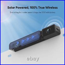 Foxpark Solar Wireless Backup Camera 1080P 5'' Monitor Car Rear View System (S3)