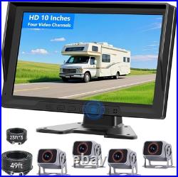 Fubedo 10 Inch RV Backup Camera Wired System 4 HD 1080P Rear View Fubedo 10 Inch RV Backup Camera Wired System 4 HD 1080P Rear View