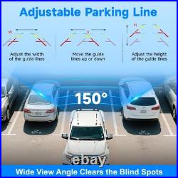 Fubedo 10 Inch RV Backup Camera Wired System 4 HD 1080P Rear View