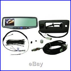 GM Backup Camera with OEM Rear View Mirror with LCD Screen 2007-2013 GM Trucks