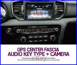 GPS Center Fascia Audio Key Type Rear View Camera Cover for KIA 17-18 Sportage