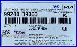 Genuine 99240D9000 Rear View Camera Unit Assy for Kia Sportage 2020-2022