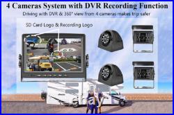 HD 1080P 7 Wired Backup Camera System DVR Split Screen Monitor Rear View Cam RV HD 1080P 7 Wired Backup Camera System DVR Split Screen Monitor Rear View Cam RV