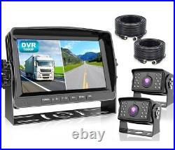 HD 1080P 9 Wired Backup Camera System, 9-inch DVR Dual Split Screen Monito HD 1080P 9 Wired Backup Camera System, 9-inch DVR Dual Split Screen Monito