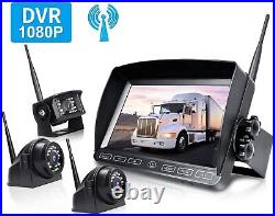 HD 1080P Digital Wireless Backup Camera System Kit 7'' Monitor Reverse Rear B3C