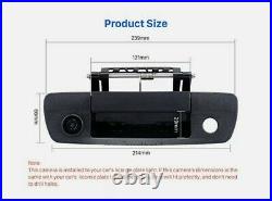 HD 1280x720p Tailgate Handle Car Backup Reverse Reversing Rear View Camera