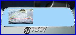 HD 5 Android Car DVR Rear View Mirror GPS WiFi Bluetooth Monitor+Reverse Camera