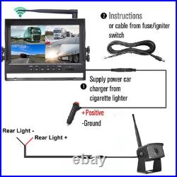 HD 9 IPS Display DVR Wireless + 1080P Backup Backup Camera