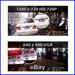 HD CAR DVR Rear View Mirror G SENSOR 32GB SD card accident camera video recor