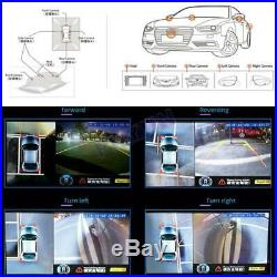 HD Car Bird View Panoramic System 360 Degree DVR Recording Monitoring with Camera