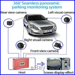 HD Car Bird View Panoramic System 360 Degree DVR Recording Monitoring with Camera