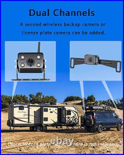 HD Digital Wireless Backup Camera 7 DVR HD Monitor for RV Truck Trailer Reverse