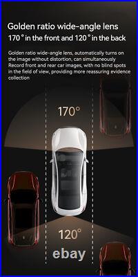 IPS+1080P Rear View Mirror Dashcam 9.66 WiFi GPS Carplay BT5.0