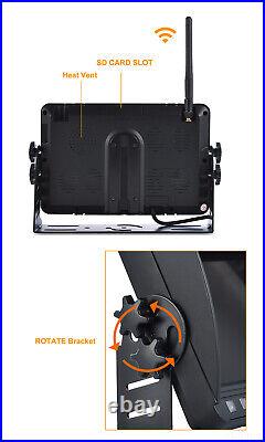 IPoster Digital Wireless 7 HD Monitor DVR 4x CCD Reversing Camera For Truck RV