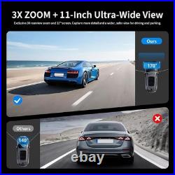 JOMISE G814 11 4K+2.5K Rear View Mirror Camera No WiFi/Bluetooth, Mirror Da