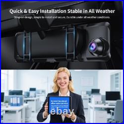 JOMISE G814 11 4K+2.5K Rear View Mirror Camera No WiFi/Bluetooth, Mirror Da