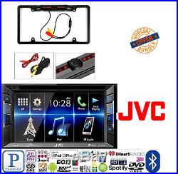 JVC KW-V130BT Double DIN Bluetooth In-Dash DVD Car Stereo With Rearview Camera