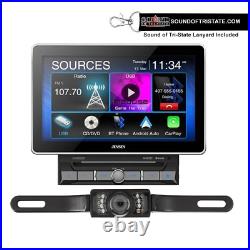 Jensen CAR8000 10 DVD Car Video Receiver + License Plate Backup Camera SV5130IR