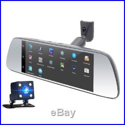 Junsun 3G 7 Dual Lens 1080P 3D GPS Vehicle DVR Camera Rear view Mirror Dash Cam
