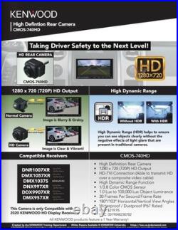Kenwood CMOS-740HD Rear View Backup Camera compatible withselect Kenwood recvrs Kenwood CMOS-740HD Rear View Backup Camera compatible withselect Kenwood recvrs