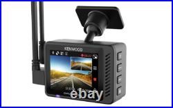 Kenwood DRV-A610WDP 4K HD dash cam with Wi-Fi, GPS, and rear-view cam