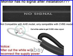 License Plate Frame Rear View Camera, HD Night Vision