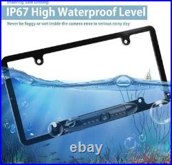 License Plate Frame Rear View Camera, HD Night Vision