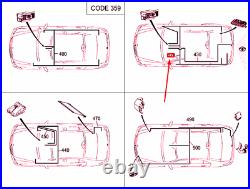 MERCEDES-BENZ E W212 Rear-View Camera Wiring Harness A2124406834 NEW GENUINE