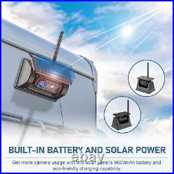 Magnetic Wireless Backup Camera 7'' Monitor, Battery and Solar Powered