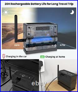 Magnetic Wireless Backup Camera +7 Split Screen Monitor 1080P Rear View Systems Magnetic Wireless Backup Camera +7 Split Screen Monitor 1080P Rear View Systems