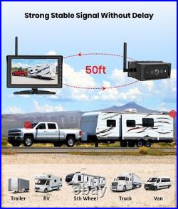 Magnetic Wireless Backup Camera +7 Split Screen Monitor 1080P Rear View Systems Magnetic Wireless Backup Camera +7 Split Screen Monitor 1080P Rear View Systems