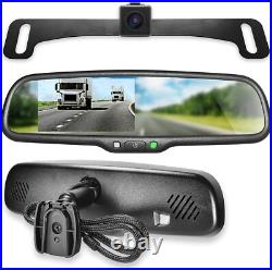 Master Tailgaters Rear View Mirror with 4.3 LCD Screen and 170° Backup Camera