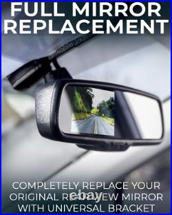 Master Tailgaters Rear View Mirror with 4.3 LCD Screen and 170° Backup Camera