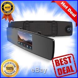 Mirror Dash Cam Dual Dashboard Camera Recorder with Touch Screen Front Rear View
