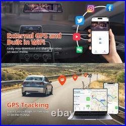 Mirror Dash Cam, Rear View Mirror Camera, Smart Touch Screen, Dash Cam