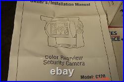 NOS MobileVision C120 Water Resistant Color Rear View Back up Security Camera