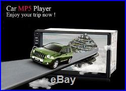 New 7 Touch Screen Car Audio Stereo MP5 Player FM Bluetooth + Rear View Camera