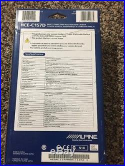New Alpine Electronic Direct Connection Wide View Rear Camera HCE-C157D
