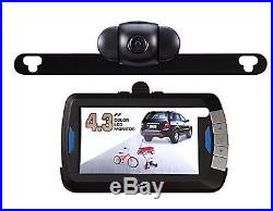 New Rear View Camera LCD Monitor Wireless Car Reverse Backup Waterproof Parking
