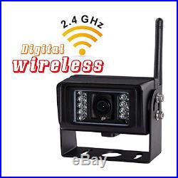 New Veise 9'' Wireless Digital Auto Backup Rear View Two Camera For Agriculture