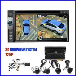 Newest HD 3D 360 Surround View 720P Car Truck 4-CH Cameras Video Recorder System